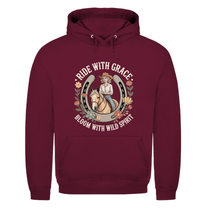 Ride with Grace – Western Hoodie