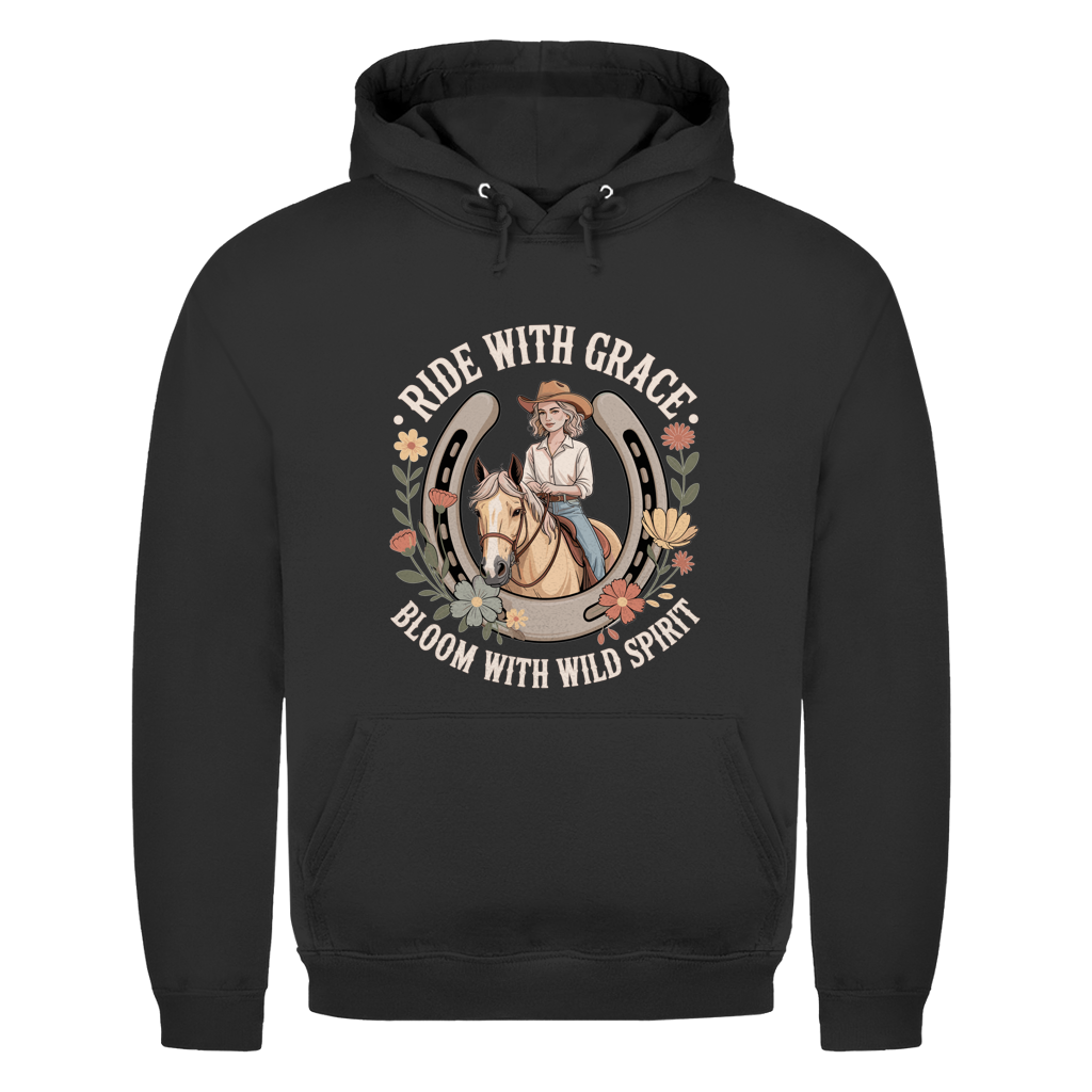 Ride with Grace – Western Hoodie