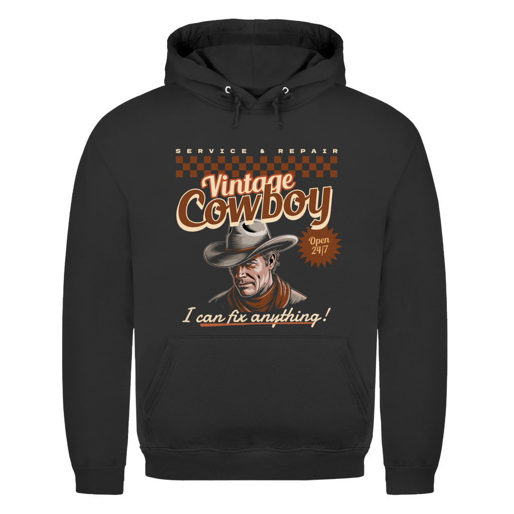 Vintage Cowboy – Western Hoodie