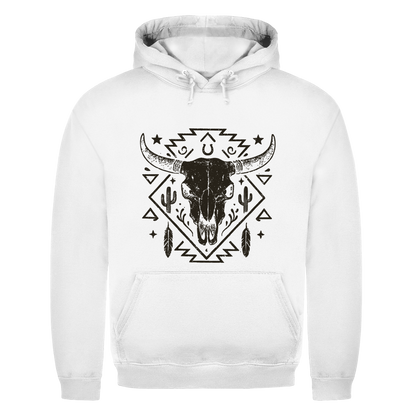 Schädelmotiv – Western Hoodie