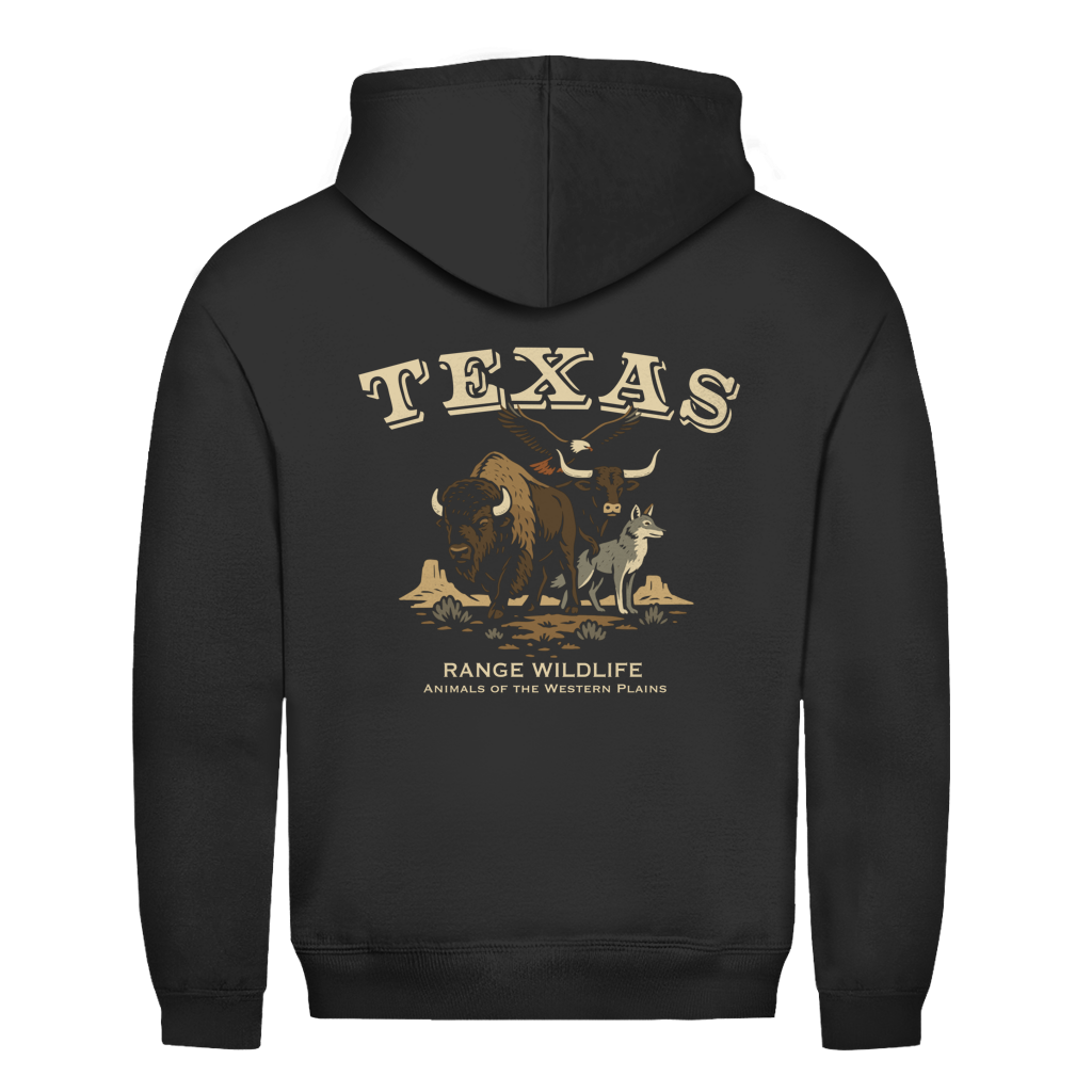 Bison & Longhorn – Western Hoodie