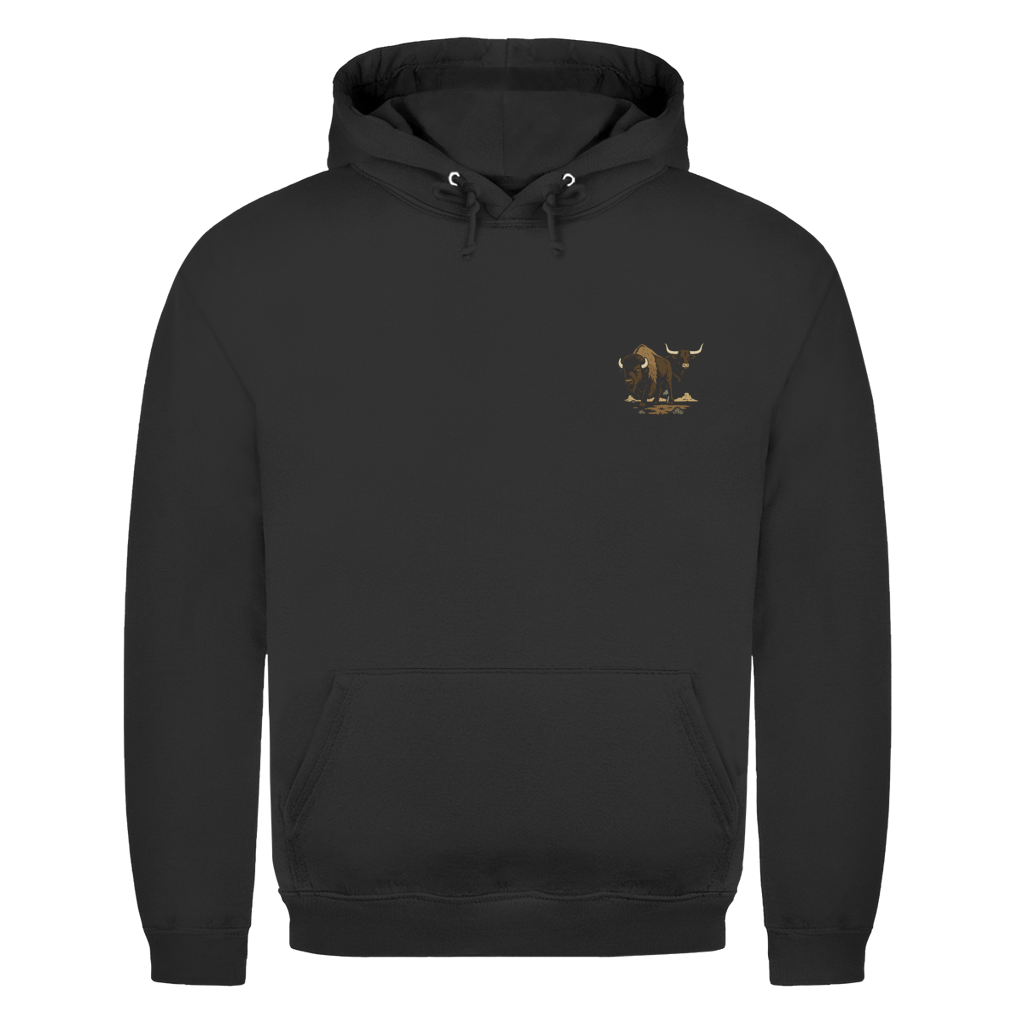 Bison & Longhorn – Western Hoodie
