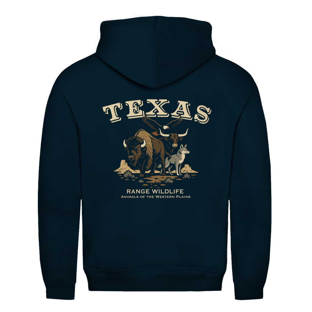 Bison & Longhorn – Western Hoodie