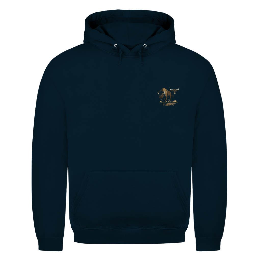 Bison & Longhorn – Western Hoodie