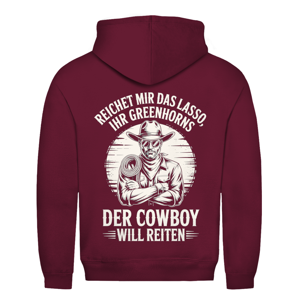 Der Cowboy will reiten – Western Hoodie