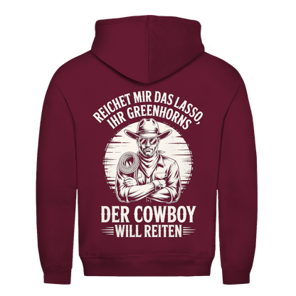 Der Cowboy will reiten – Western Hoodie