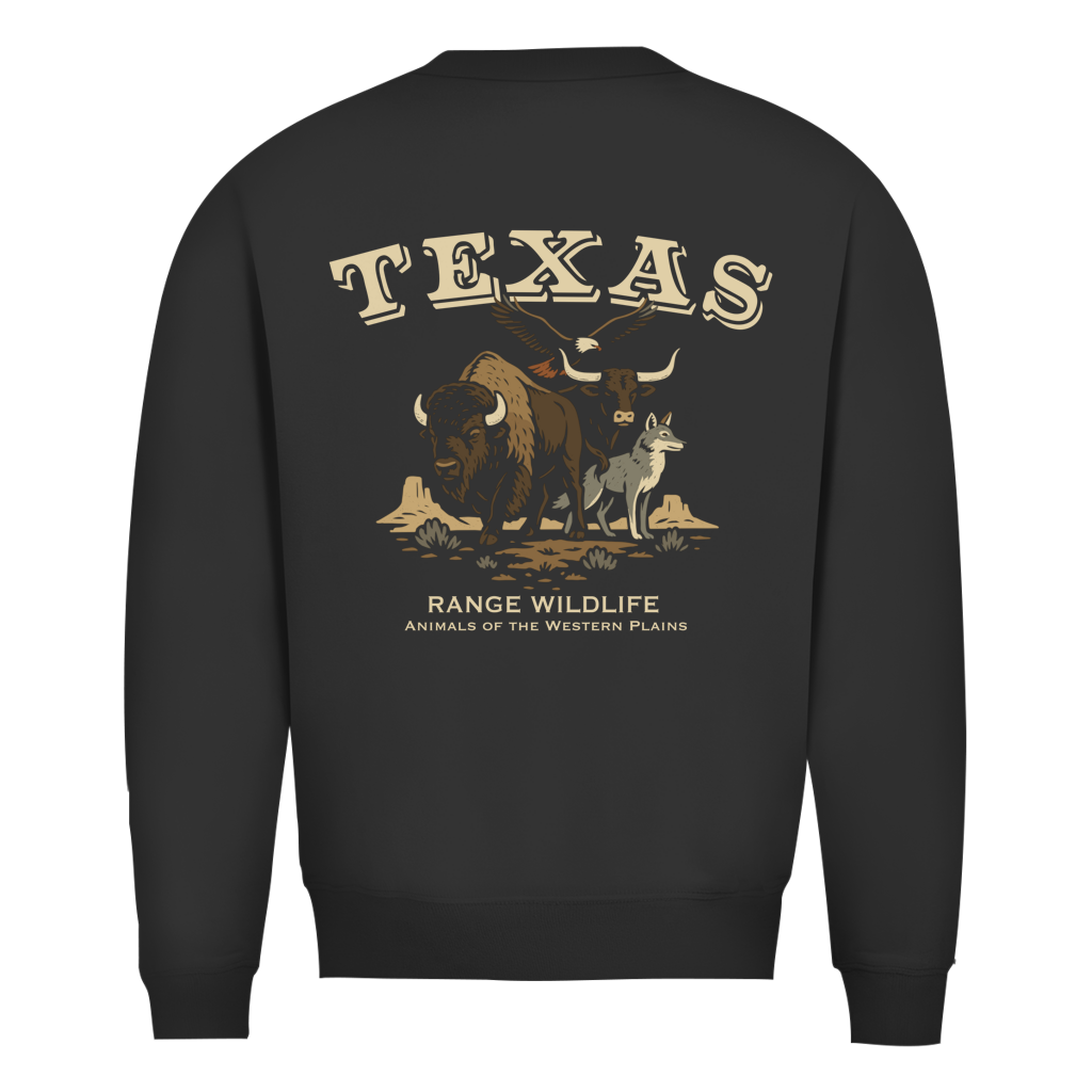 Bison & Longhorn – Western Sweatshirt