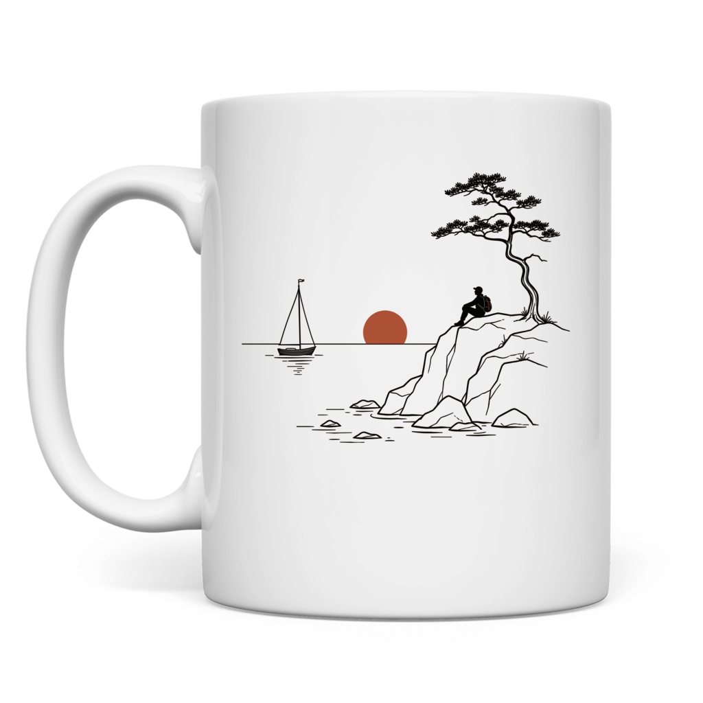 Erholung am Meer - Tasse