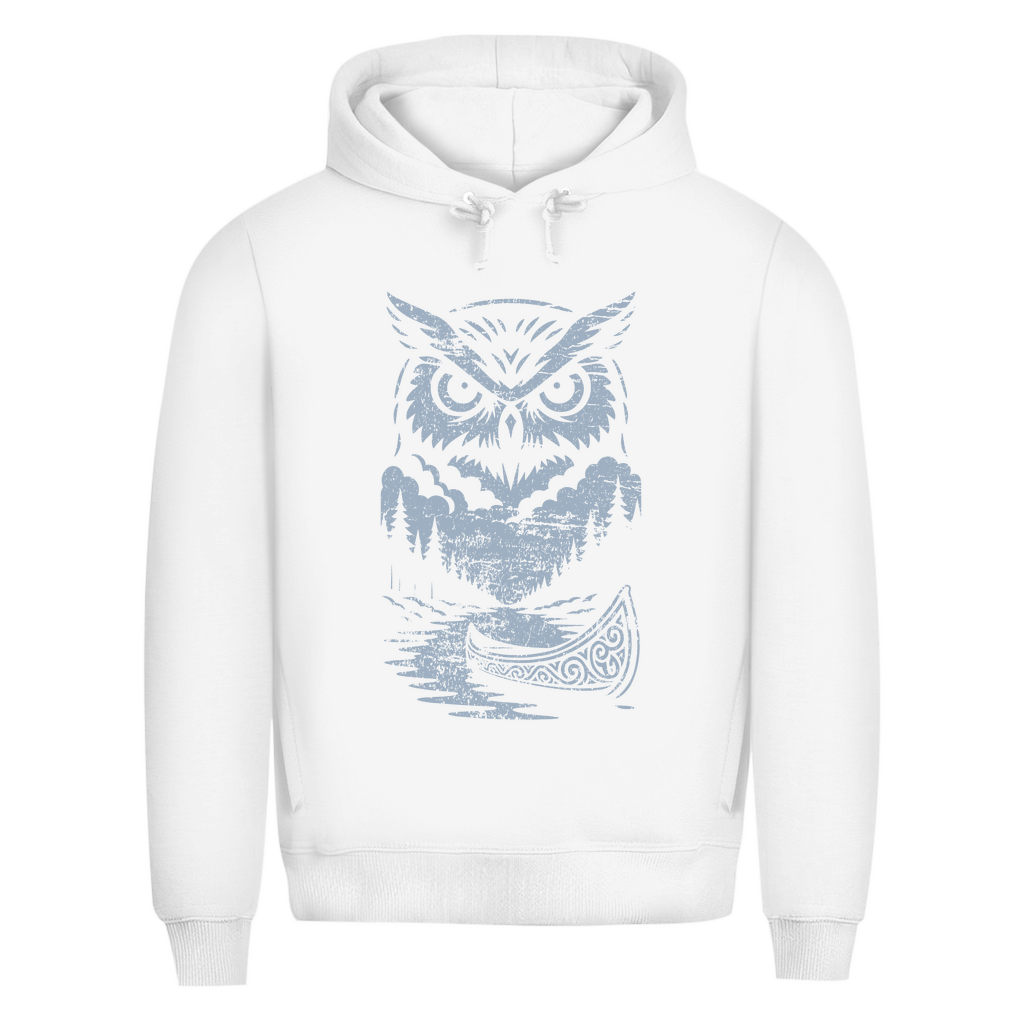 Owl - Herren Premium Bio Hoodie