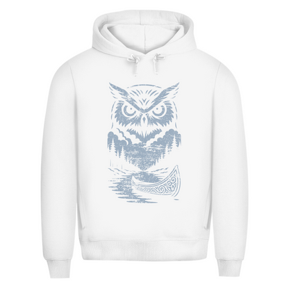 Owl - Herren Premium Bio Hoodie