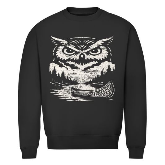 Owl - Herren Premium Bio Sweatshirt