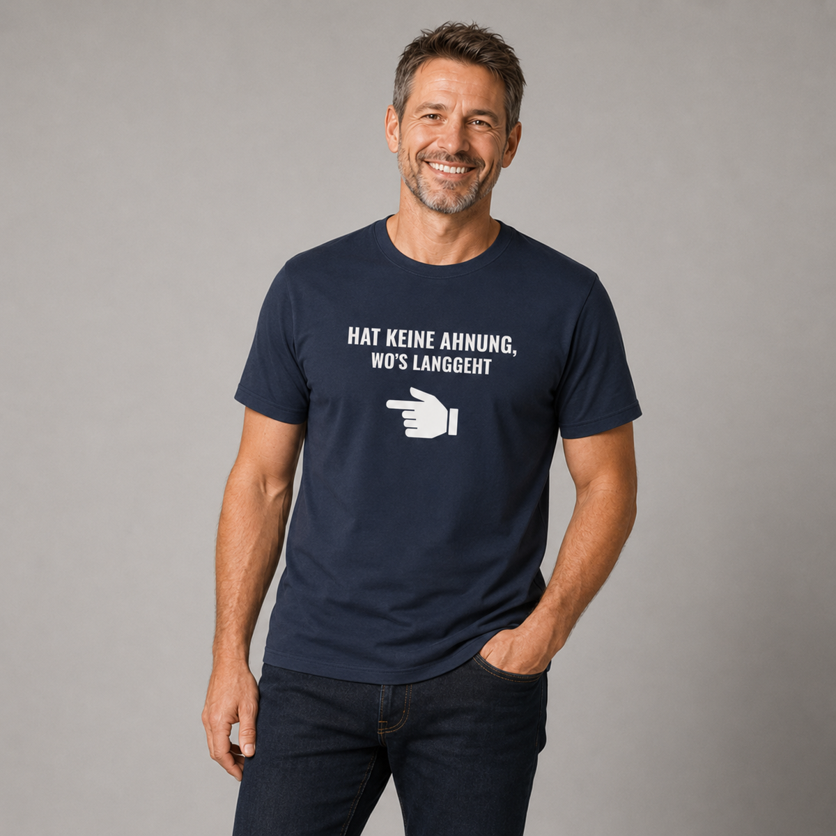 Hat keine Ahnung – Wander T‑Shirt