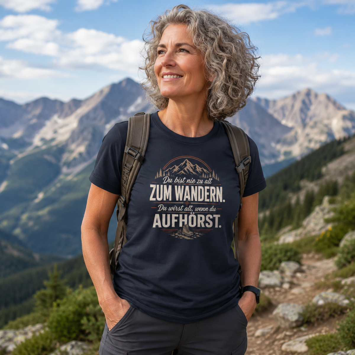 Nie zu alt  Wander T-Shirt