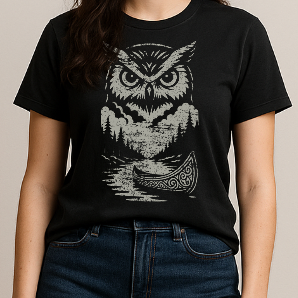 Owl - Damen Premium Bio T-Shirt