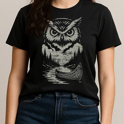 Owl - Damen Premium Bio T-Shirt