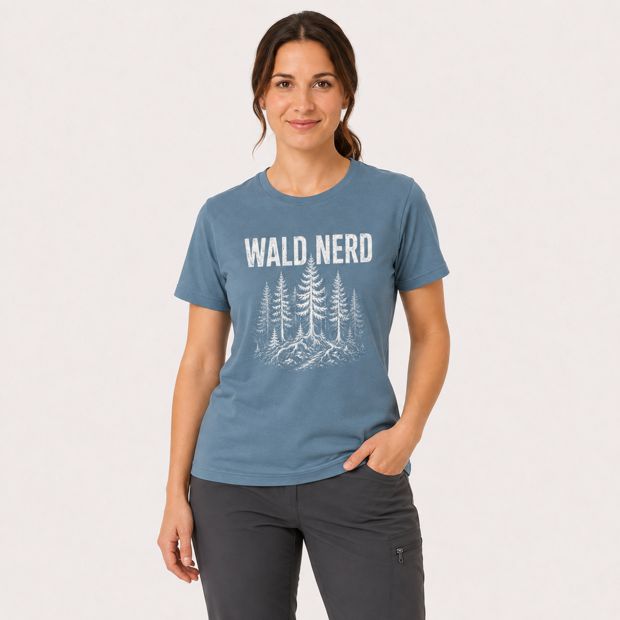 Wald Nerd – Natur T-Shirt