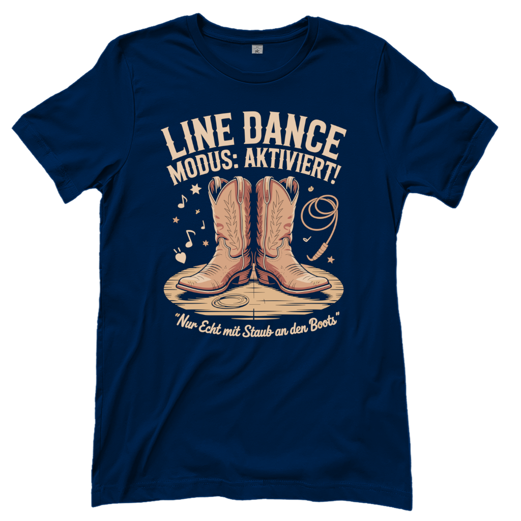 Modus aktiviert – Line Dance T‑Shirt