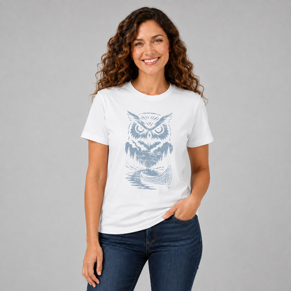 Eule & Kanu – Natur T-Shirt