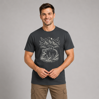 Bärenmotiv – Natur T-Shirt