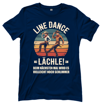 Lächle! – Line Dance T‑Shirt