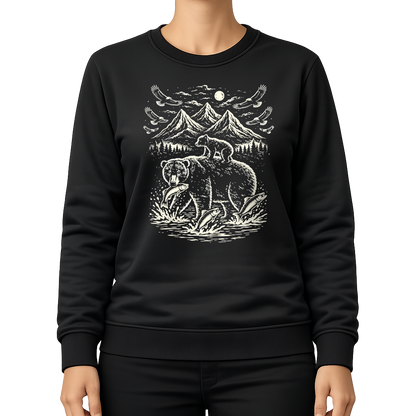Bärenmotiv – Western Sweatshirt