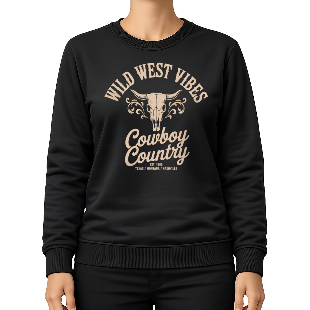 Cowboy Country – Western Sweatshirt