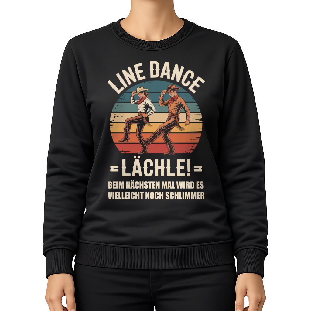 Lächle! – Line Dance Sweatshirt