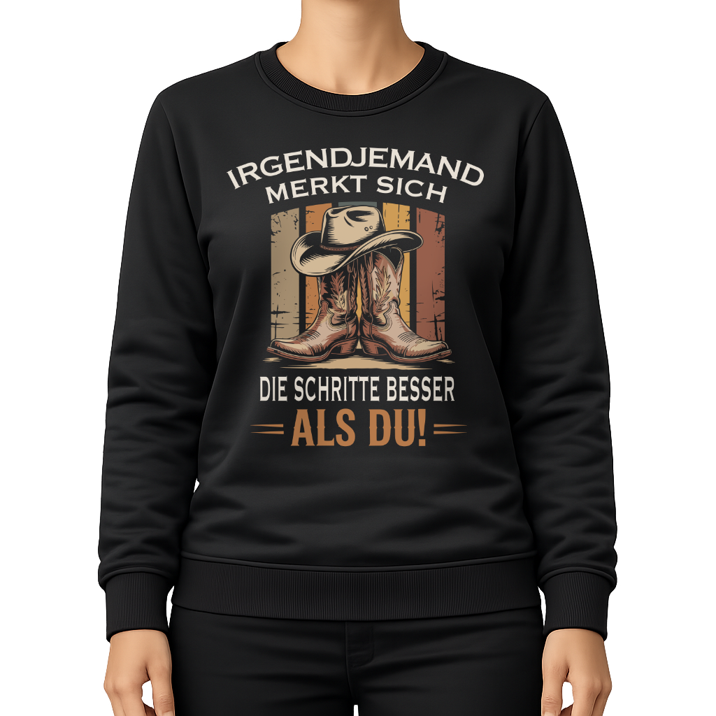 Schritte besser – Line Dance Sweatshirt