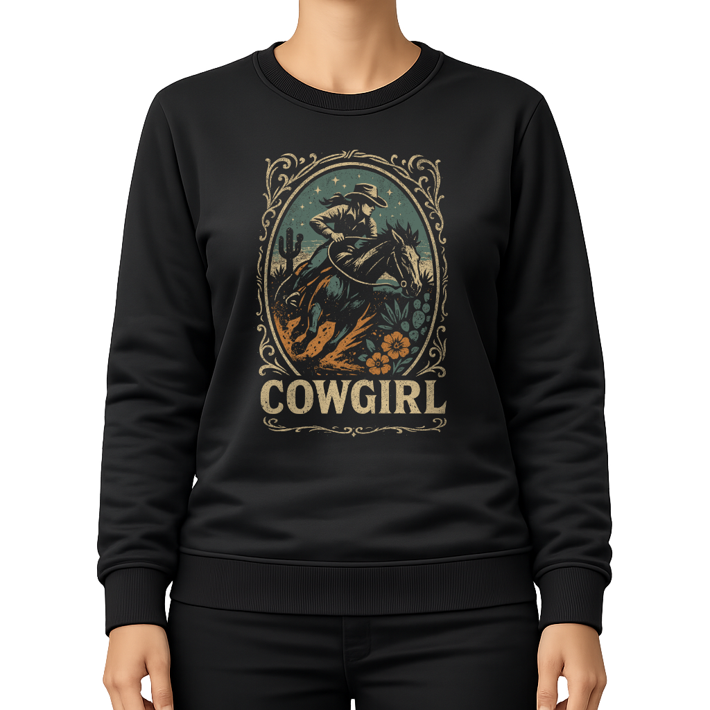 Cowgirl Rodeo – Western Sweatshirt