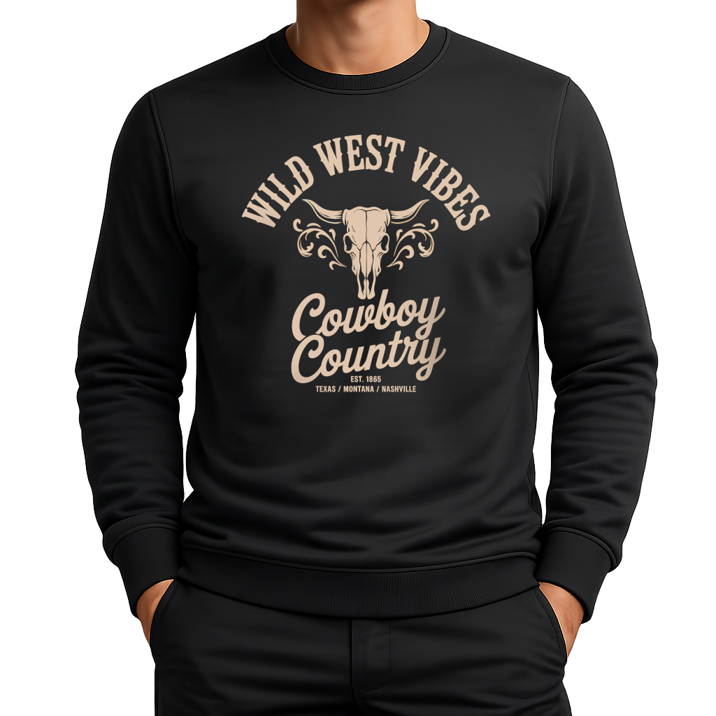 Cowboy Country – Western Sweatshirt