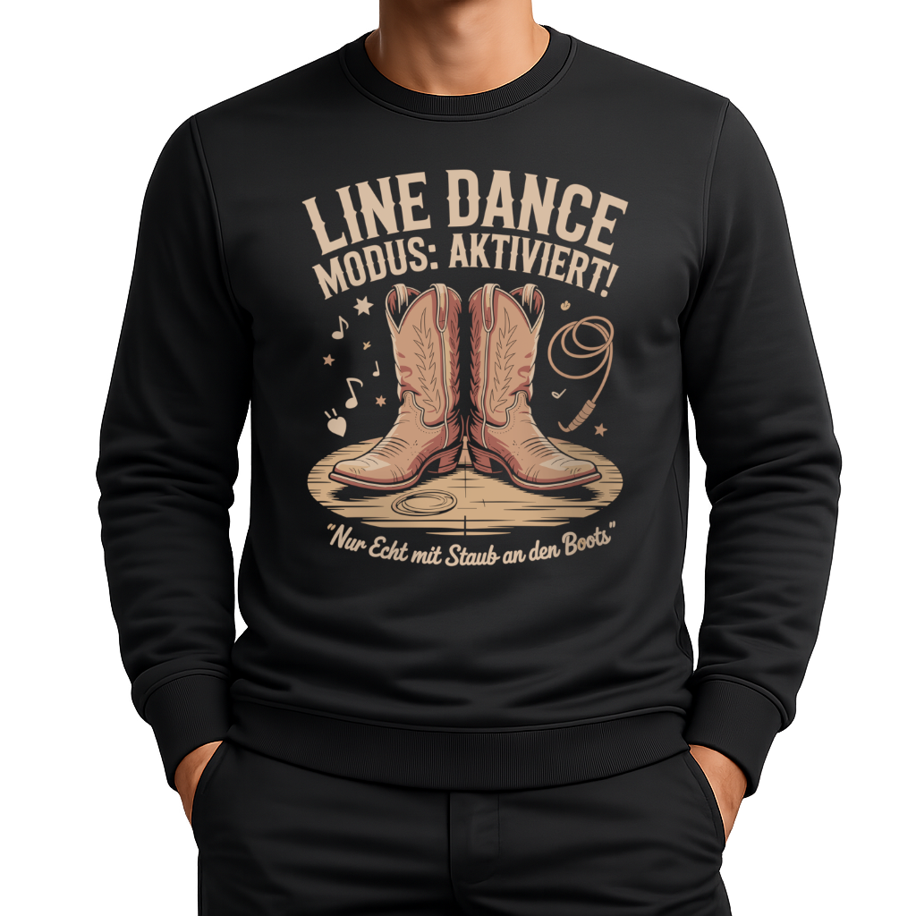 Modus aktiviert – Line Dance Sweatshirt