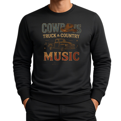 Truck & Country – Countrymusik Sweatshirt