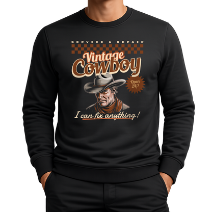Vintage Cowboy – Western Sweatshirt