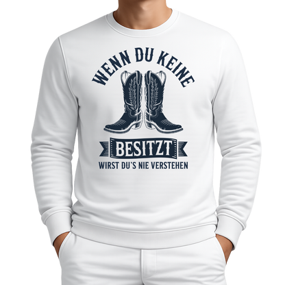 Wenn du keine Boots besitzt – Western Sweatshirt