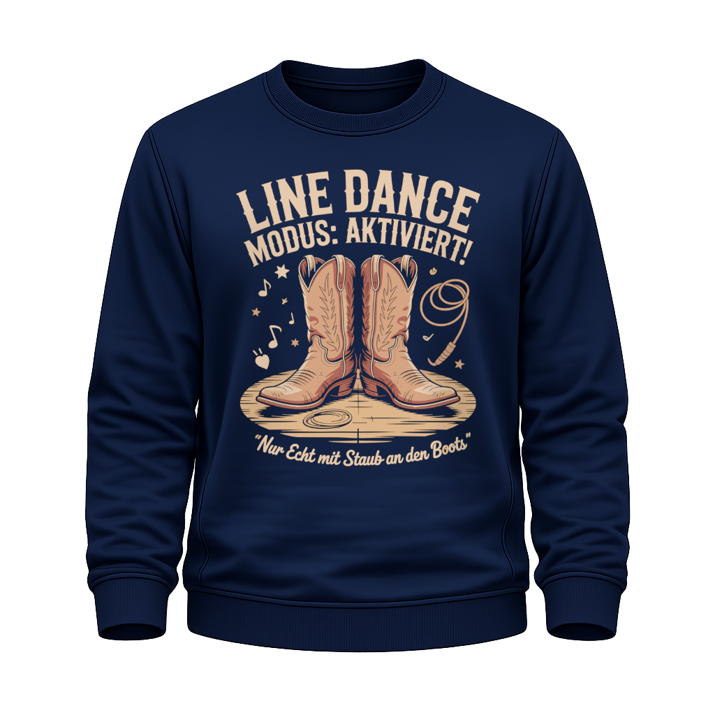 Modus aktiviert – Line Dance Sweatshirt