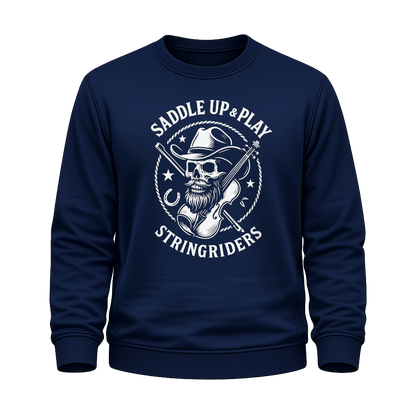 Cowboy Skull Geige – Countrymusik Sweatshirt