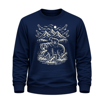 Bärenmotiv – Western Sweatshirt
