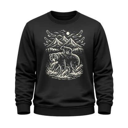 Bärenmotiv – Western Sweatshirt