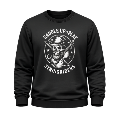 Cowboy Skull Geige – Countrymusik Sweatshirt