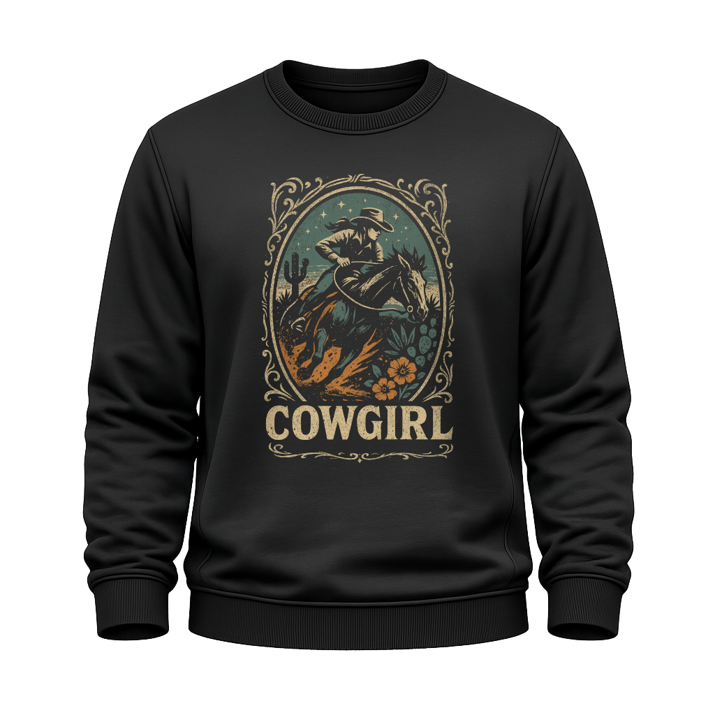 Cowgirl Rodeo – Western Sweatshirt