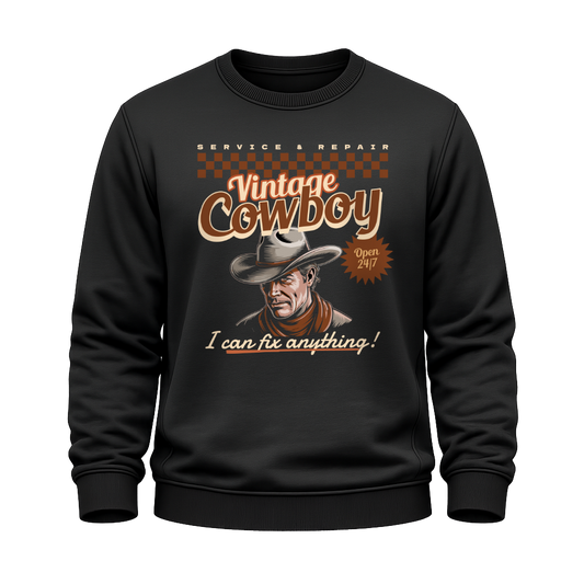 Vintage Cowboy – Western Sweatshirt