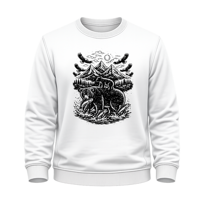 Bärenmotiv – Western Sweatshirt