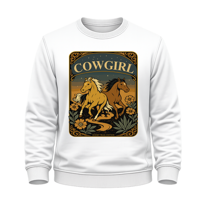Cowgirl Pferde – Western Sweatshirt