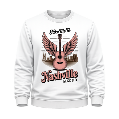 Gitarrenmotiv – Countrymusik Sweatshirt
