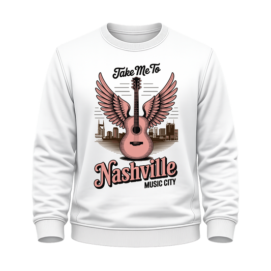 Gitarrenmotiv – Countrymusik Sweatshirt