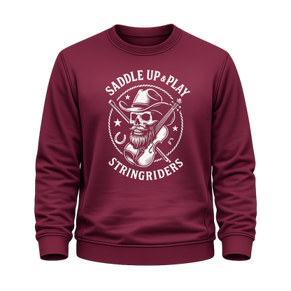 Cowboy Skull Geige – Countrymusik Sweatshirt
