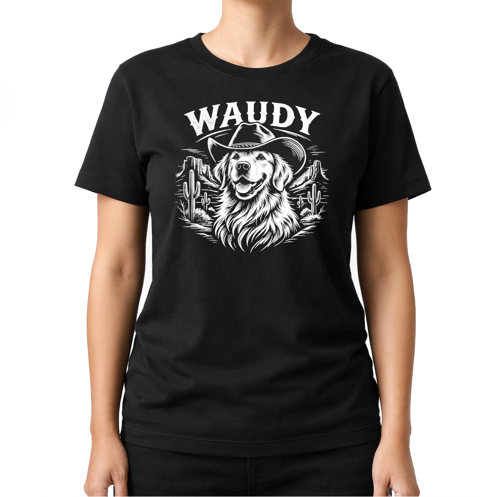 Cowboy Hund – Western T‑Shirt