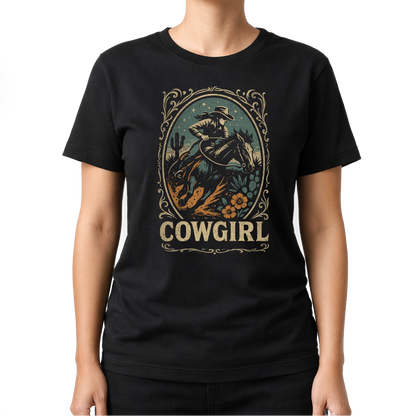 Cowgirl Rodeo – Western T‑Shirt