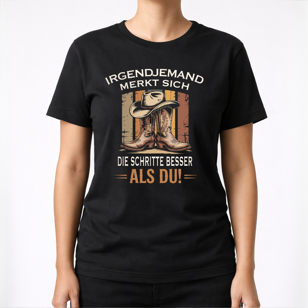 Schritte besser – Line Dance T‑Shirt