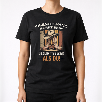 Schritte besser – Line Dance T‑Shirt